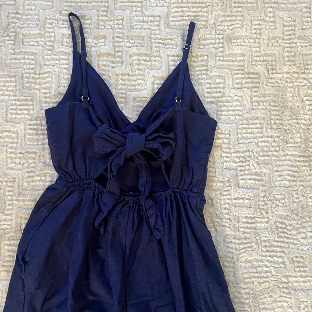 Women’s Navy Blue Jumpsuit‎ - Picture 6 of 6